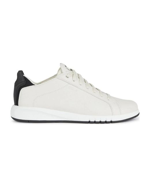 Sneakers aerantis bianche nere di Geox in White da Uomo