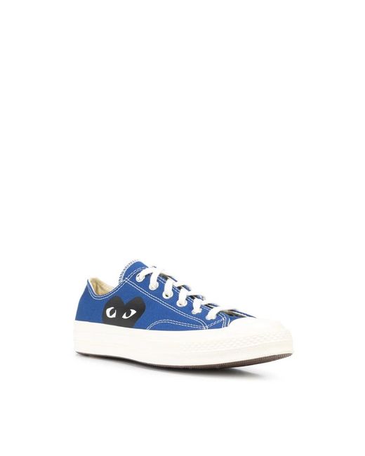 COMME DES GARÇONS PLAY Blue Comme Des Garçons Play X Converse 70s Canvas Low-top Trainers