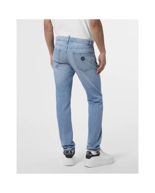 Philipp Plein Blue Slim Fit Jeans for men