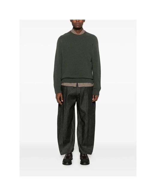 YMC Suedehead Jumper in het Green voor heren