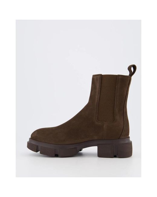 COPENHAGEN Brown Chelsea Boots