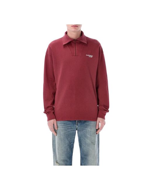 Acne Red Zip-Throughs for men