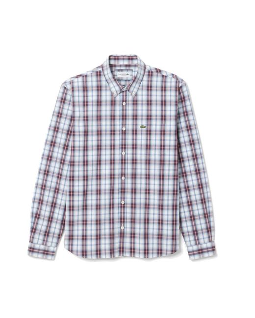 Lacoste Blue Casual Shirts for men