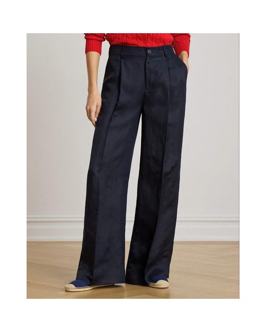 Ralph Lauren Blue Wide Trousers