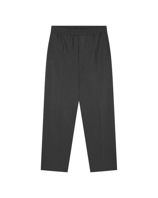 Olaf Hussein Slim Elasticated Pant in het Gray voor heren