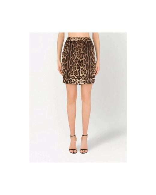 Dolce & Gabbana Multicolor Short Skirts