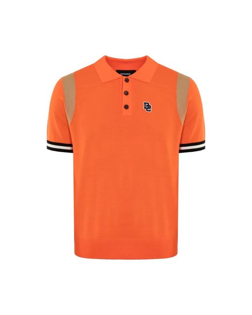DSquared² Orange Polo Shirts for men