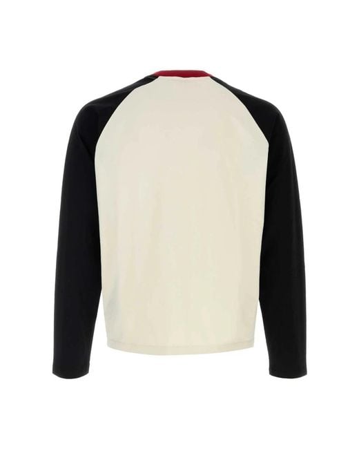 Versace Blue Long Sleeve Tops for men
