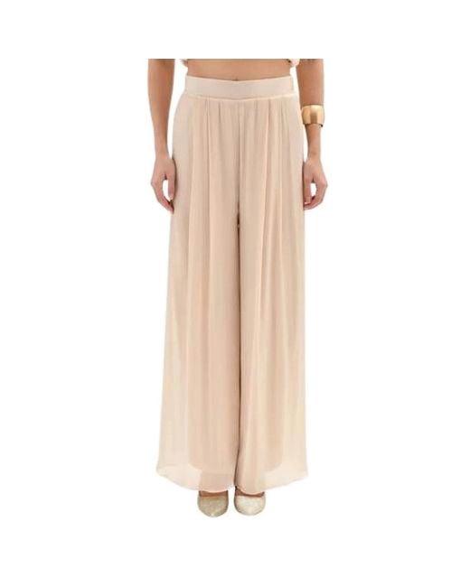 Rinascimento Natural Wide Trousers