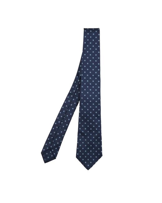 Kiton Seidenkrawatte in Blue für Herren