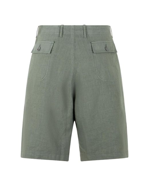 Fedeli Gray Casual Shorts for men