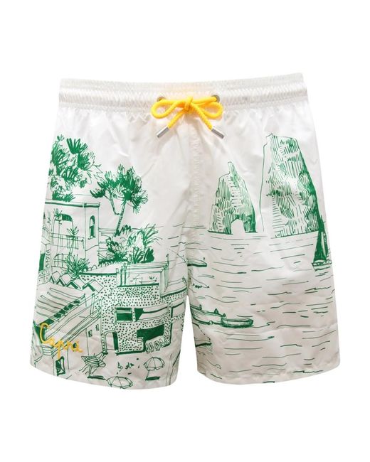 Mc2 Saint Barth Green Beachwear for men