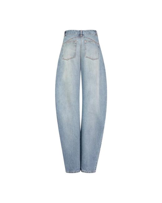 Alaïa Blue Loose-Fit Jeans