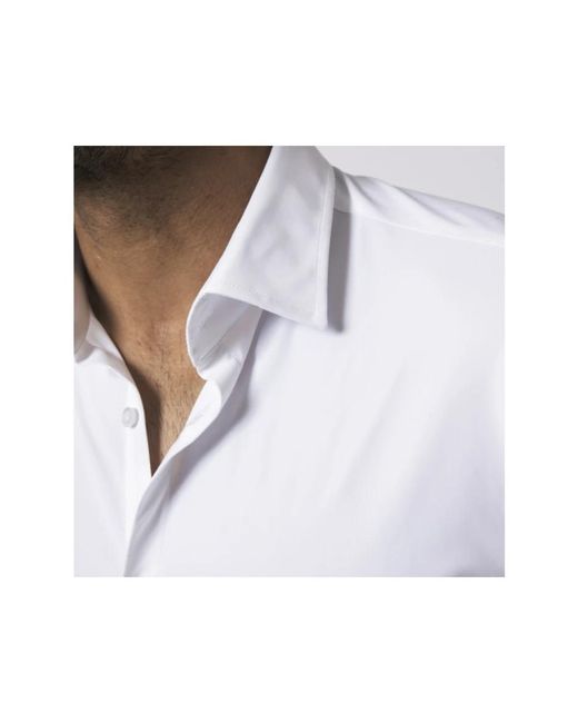 Karl Lagerfeld Weiße slim stretch hemd in White für Herren