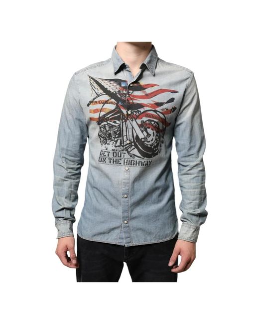 John Galliano Gray Denim Jackets for men