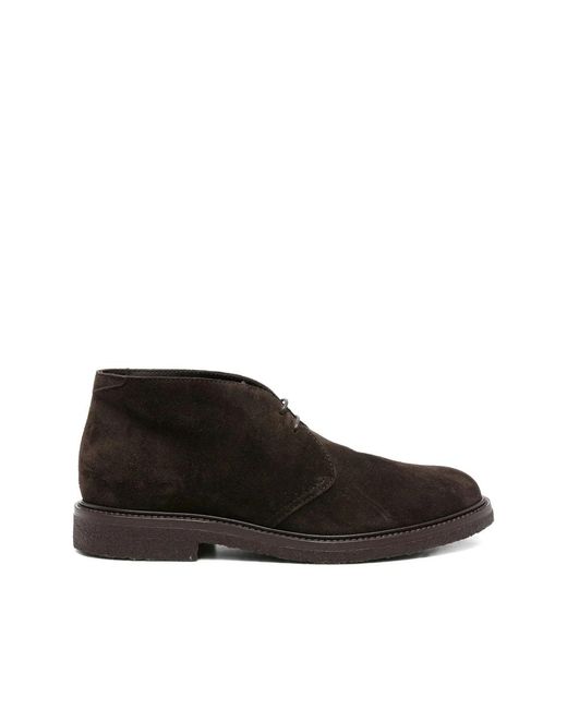 Henderson Black Lace-Up Boots for men