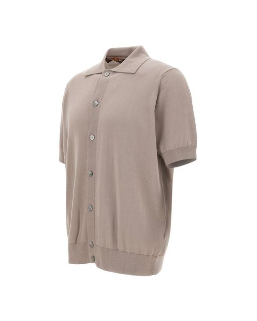FILIPPO DE LAURENTIIS Brown Cardigans for men