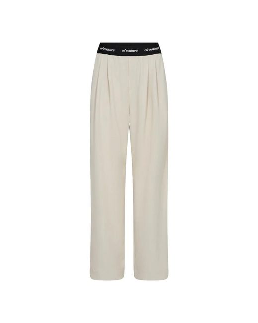 co'couture Gray Wide Trousers