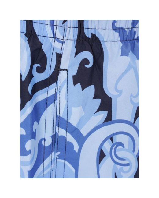 Etro Blue Lightweight Sea Clothing, 100% Polyester for men