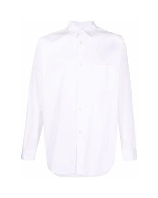 Comme des Garçons White Formal Shirts for men