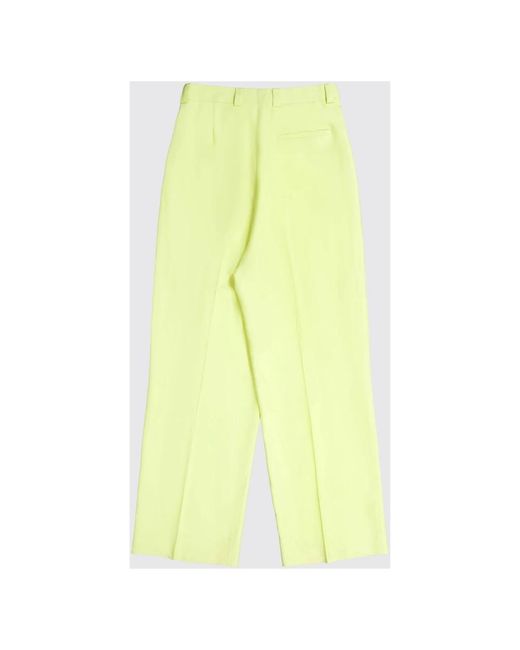 Trousers > straight trousers Laneus en coloris Yellow