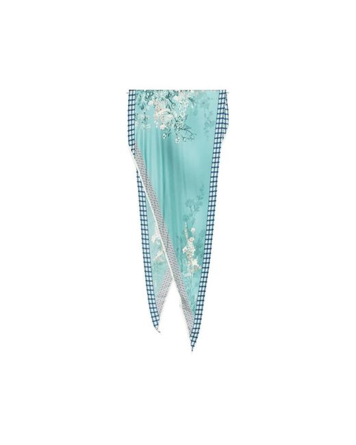 Seventy Green Silky Scarves
