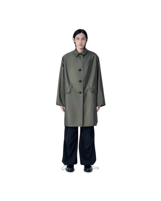 Maison Margiela Gray Single-Breasted Coats for men