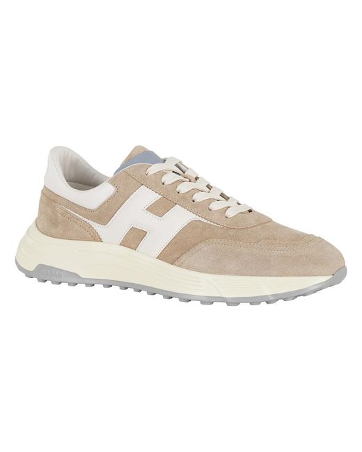 Hogan Hyperlight Schnürschuh H in Natural für Herren