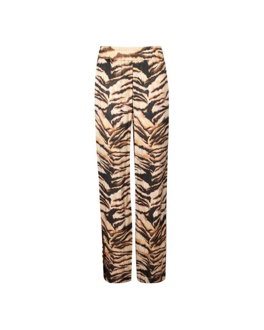 Roberto Cavalli Metallic Straight Trousers