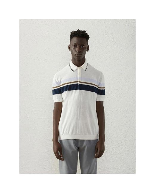 Circolo 1901 White Polo Shirts for men