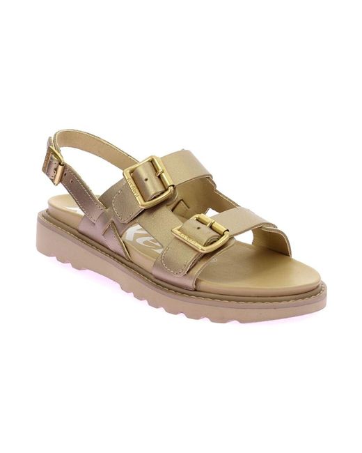 Flat Sandals di Kickers in Natural