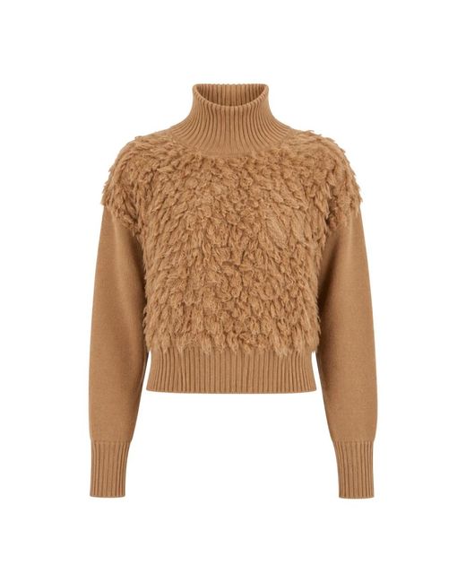 Max Mara Brown Turtlenecks