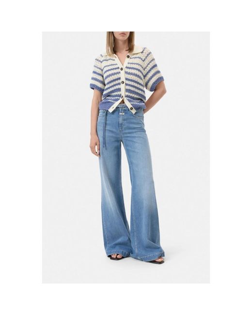 Closed Wide Jeans in het Blue