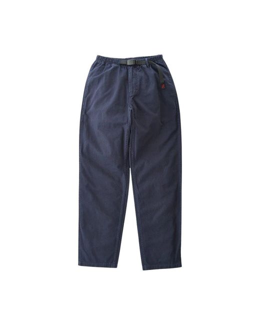 Gramicci Blue Straight Trousers for men
