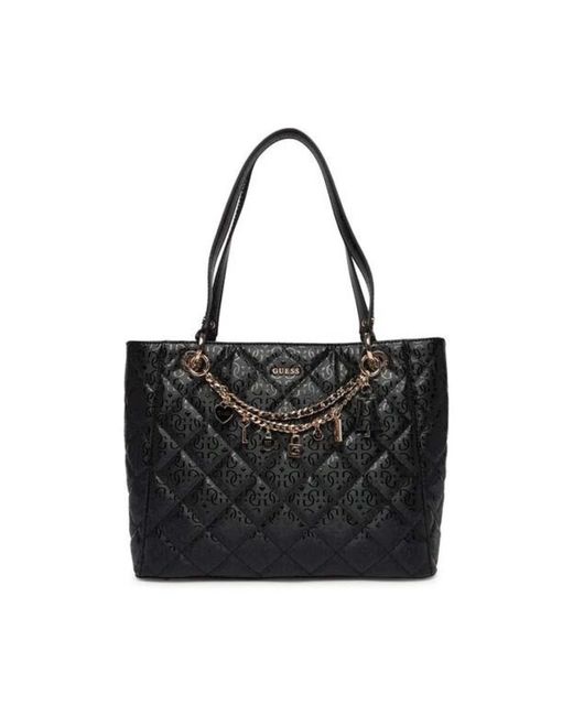 Guess Black Shoulder Bags