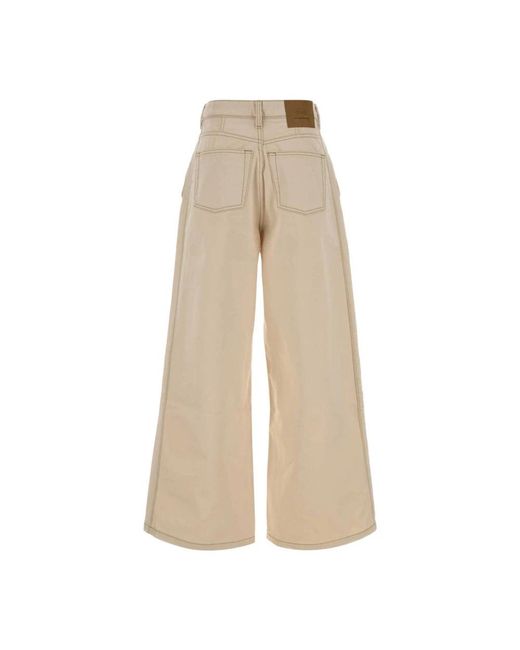 AMI Natural Wide Jeans
