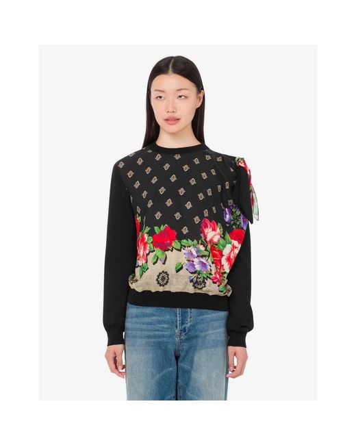 Moschino Bedrukte Pullover in het Black