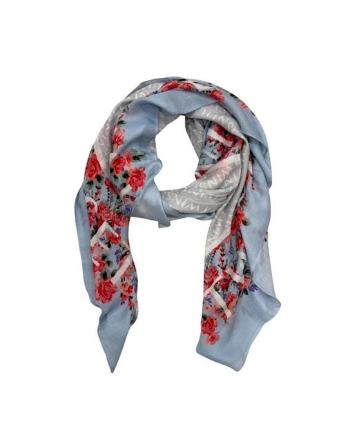 Twinset Blue Scarves