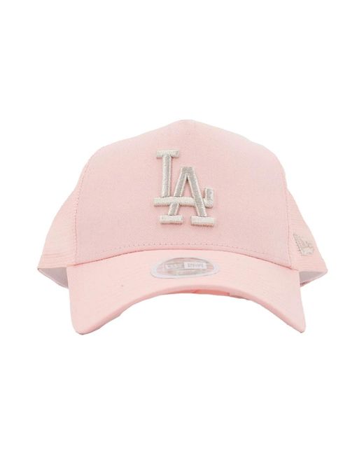 Dodgers baseball cap per donne di KTZ in Pink