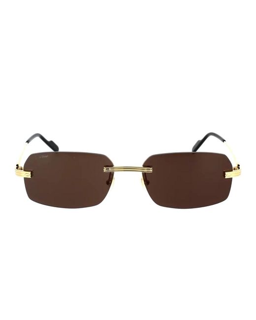Cartier Brown Sunglasses