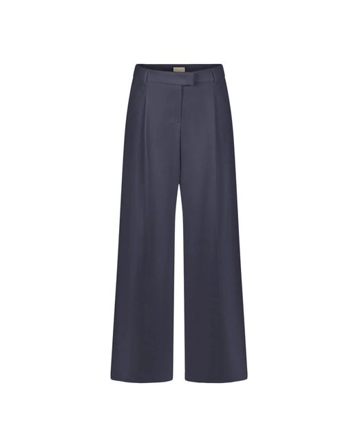 Wide Trousers Seductive de color Blue