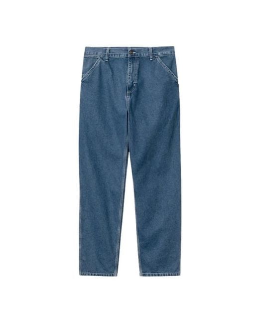 Straight Jeans Carhartt pour homme en coloris Blue