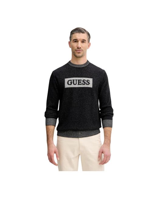 Guess Jack Sweater in het Black voor heren