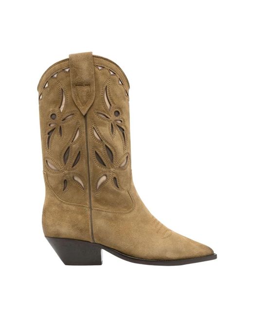 Isabel Marant Natural Cowboy Boots