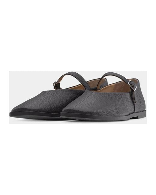 Max Mara Black Ballerina Shoes