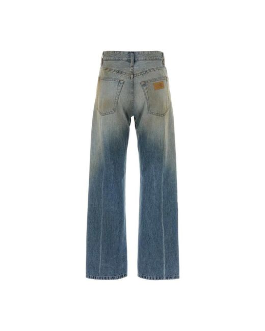 MM6 by Maison Margiela Blue Straight Fit Jeans