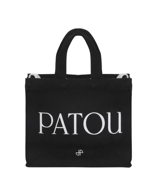 Patou Black Tote Bags