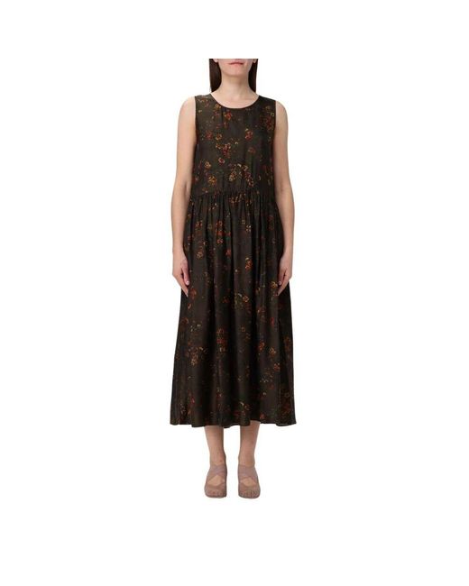 Uma Wang Black Midi Dresses