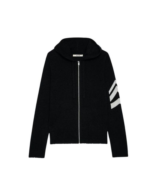 Zadig & Voltaire Black Cashmere Knitwear for men