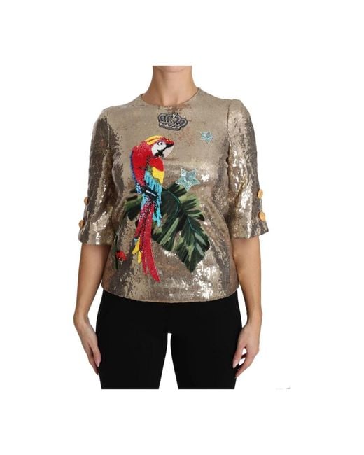 Dolce & Gabbana Black Blouses